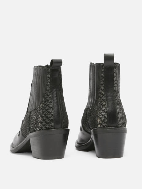 Santiags à Talon En Cuir Myma Noir women 6746 vue secondaire 4