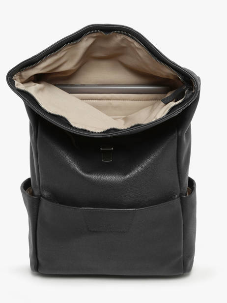 Sac à Dos Business Flandres 1 Compartiment Cuir Etrier Noir flandres EFLA8102 vue secondaire 3