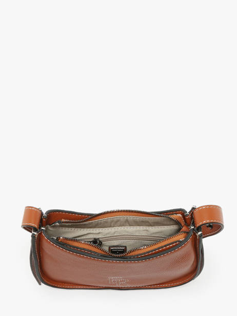 Sac Bandoulière Foudre Cuir Etrier Marron foudre EFOD089S vue secondaire 3