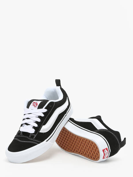 Sneakers Knu Skool En Cuir Vans Noir boy 9QC6BT1 vue secondaire 3