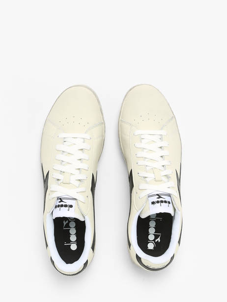 Sneakers Game Low Wax En Cuir Diadora Blanc unisex 178301 vue secondaire 2