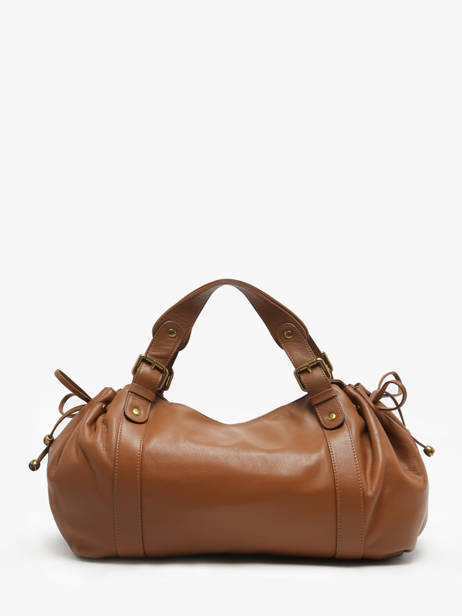 Sac 24h Icone Cuir Gerard darel Marron icone DBS01410 vue secondaire 5