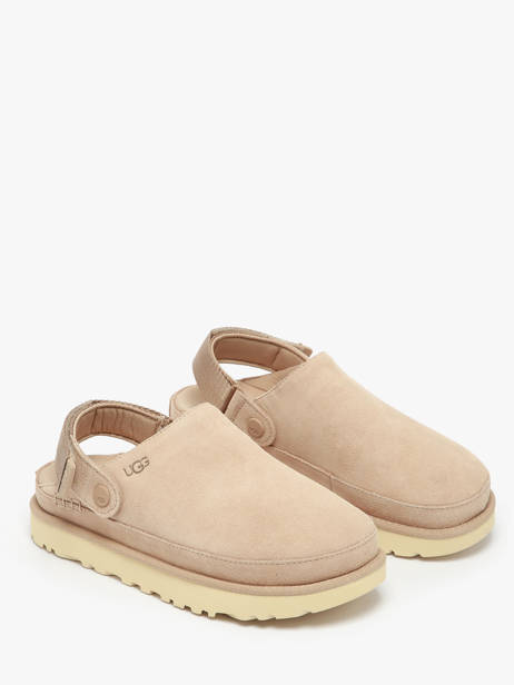 Mules Goldenstar Clog En Cuir Ugg Beige women 1138252 vue secondaire 1