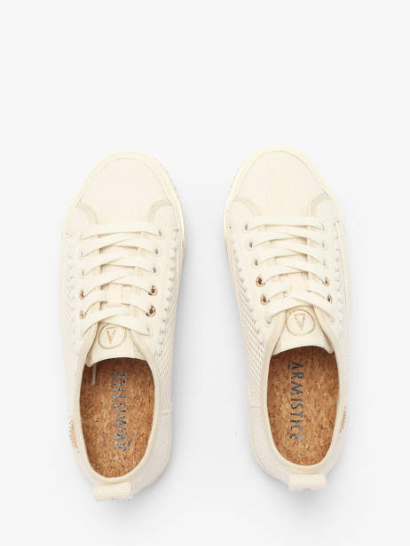 Sneakers Armistice Blanc women GANATAVE vue secondaire 4