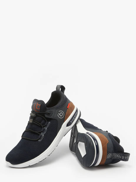 Sneakers Numbis En Cuir Bugatti Bleu men 34265860 vue secondaire 3