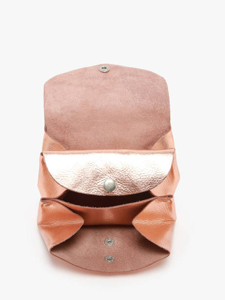 Porte-monnaie Le Gustave Cuir Paul marius Rose vintage GUSTAVEM vue secondaire 1