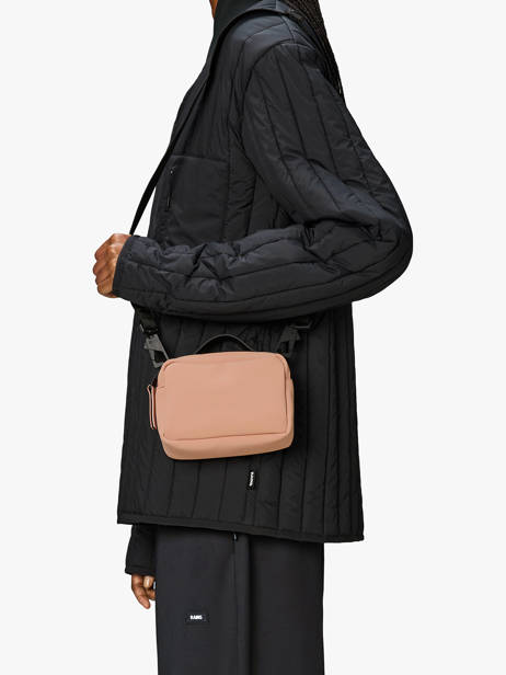 Sac Bandoulière City Polyester Rains Marron city 14120 vue secondaire 1