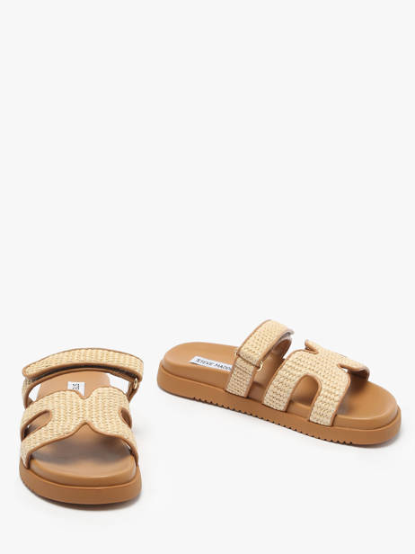 Mules Missile En Cuir Steve madden Beige women 11003028 vue secondaire 2
