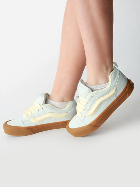 Sneakers Knu Skool En Cuir Vans Bleu women D6Z887 vue secondaire 1