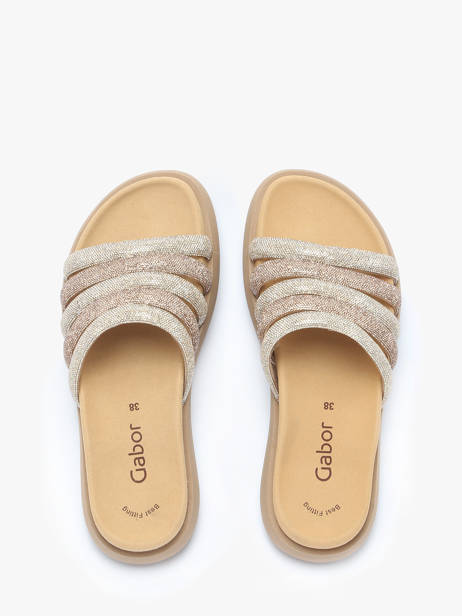 Mules Gabor Argent women 82 vue secondaire 4