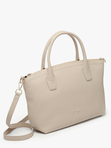 Sac à Main Tiny Cuir Nathan baume Beige victoria 88 vue secondaire 2