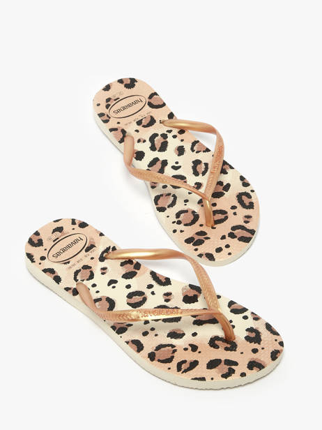 Tongs Havaianas Beige women 4103352F vue secondaire 2