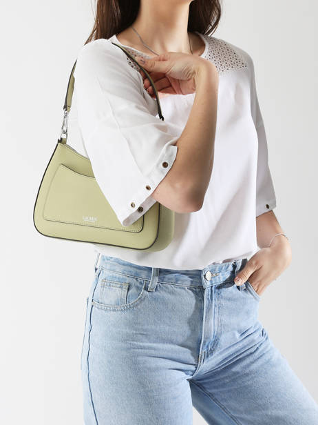 Sac Porté épaule Danni 26 Cuir Lauren ralph lauren Vert danni 31883768 vue secondaire 1