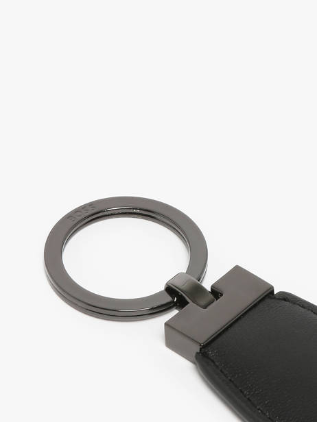 Porte-clefs Cuir Hugo boss Noir smooth HAK519D vue secondaire 1