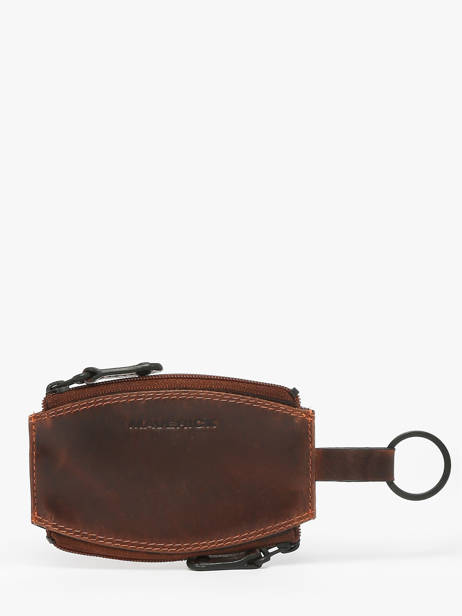 Porte-monnaie Porte-clefs Cuir Maverick Marron the original MAVTO059
