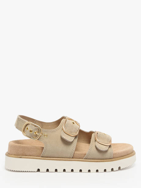 Sandales En Cuir Inuovo Beige women D53026