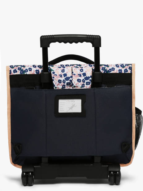 Cartable à Roulettes Enfant 3 Compartiments Cameleon Bleu actual CR41 vue secondaire 5