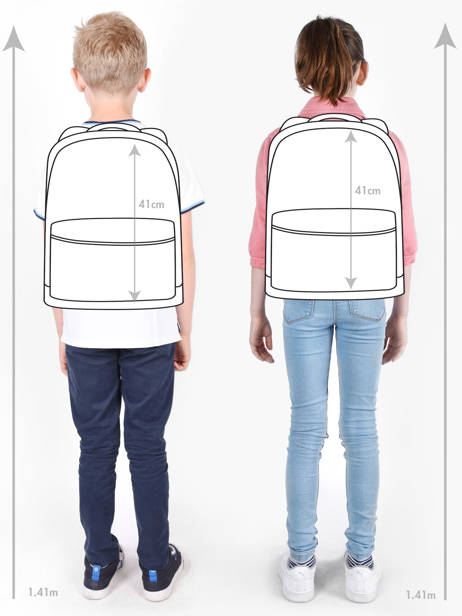 Sac à Dos 2 Compartiments Tann's Bleu les fantaisies f 63321 vue secondaire 1