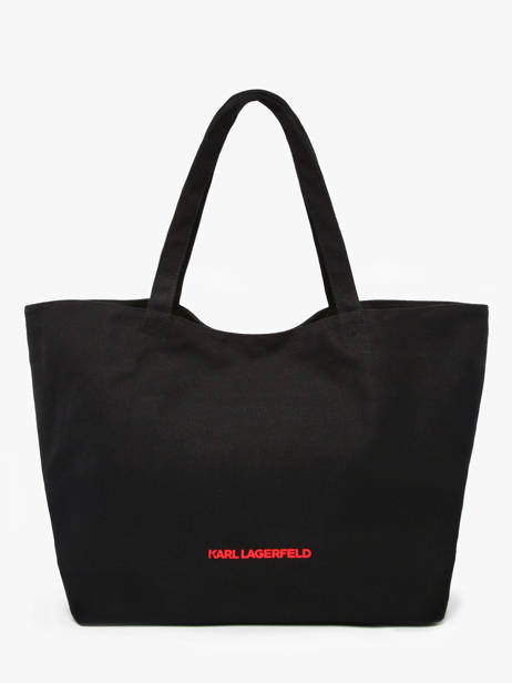 Sac Porté épaule K Signature Coton Karl lagerfeld Noir k signature A3W50111 vue secondaire 4