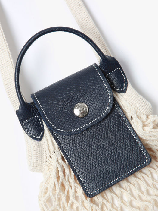 Longchamp Le pliage filet poche Sacs porté travers Bleu