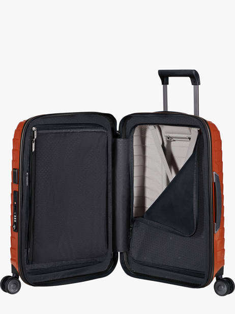 Valise Cabine Extensible Samsonite Orange proxis 140087 vue secondaire 4