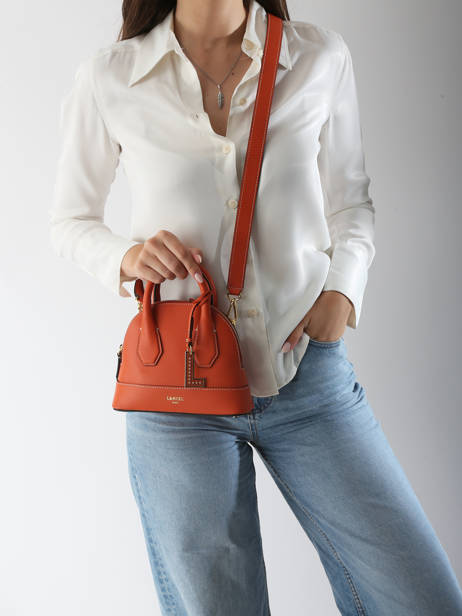 Sac Bandoulière Belleville Cuir Lancel Orange belleville A13735 vue secondaire 1