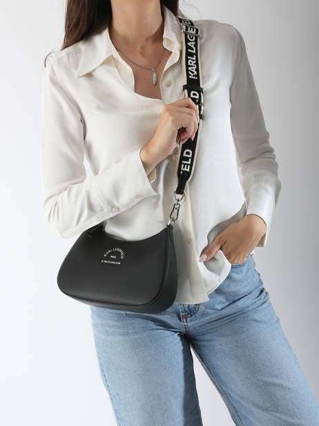 Sac Bandoulière Rsg Polyurethane Karl lagerfeld Noir rsg A3W30316 vue secondaire 1