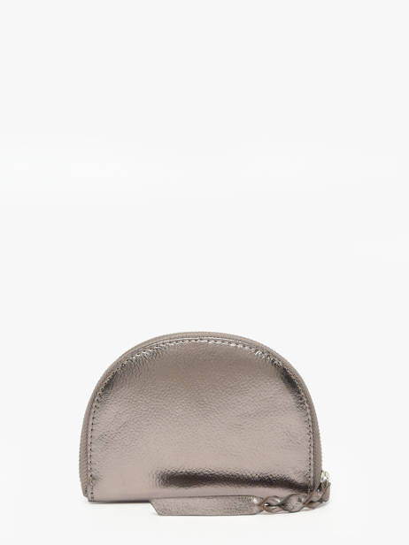 Leportefeuille Manon Cuir Paul marius Gris vintage MANON vue secondaire 2