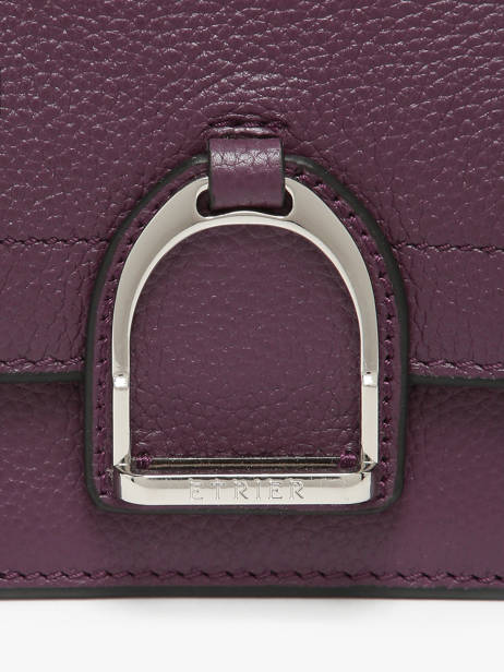 Sac Bandoulière Xs Altesse Cuir Etrier Violet altesse EALT048X vue secondaire 5