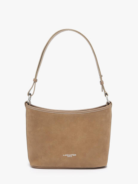 Sac Bandoulière Suede Cuir Lancaster Beige suede 80