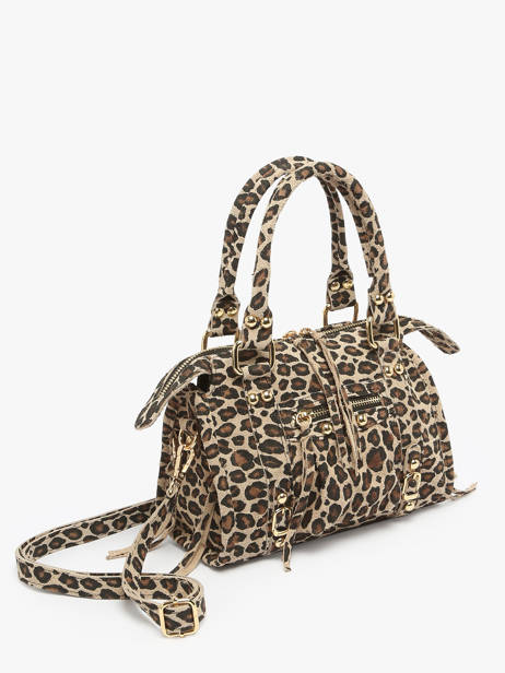 Sac Bandoulière Velvet Leopardo Cuir Milano Multicolore velvet leopardo VL24093 vue secondaire 2