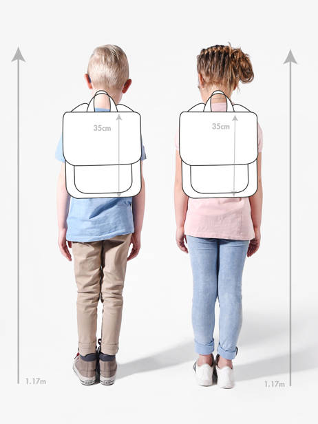 Sac à Dos 1 Compartiment Lego Noir core line cole 25 vue secondaire 1