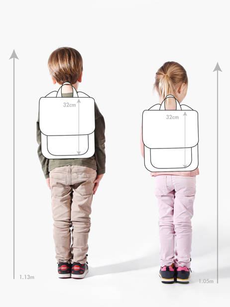 Mini Sac à Dos Vaiana Rose simply special 78800643 vue secondaire 1