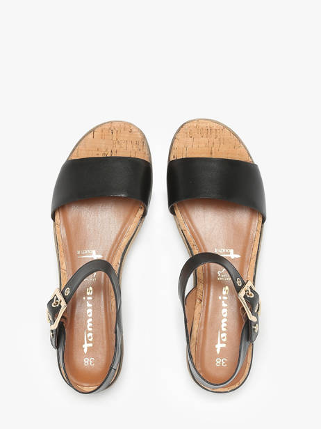 Sandales En Cuir Tamaris Noir women 42 vue secondaire 3