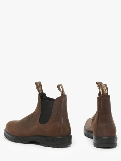Chelsea Boots  En Cuir Blundstone Marron men 1609 vue secondaire 3