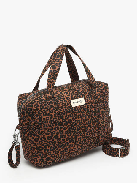 Sac Porté épaule Darcy Coton Recyclé Rivedroite Marron wild tribe DARCYWIL vue secondaire 2