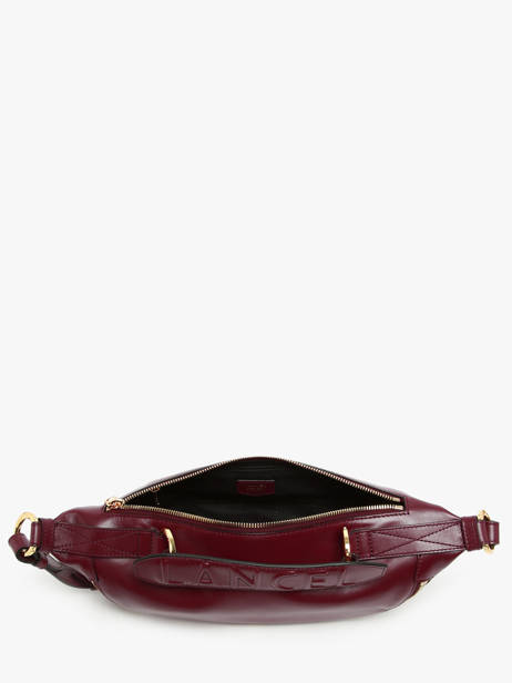 Sac Bandoulière S Origami Cuir Lancel Violet origami A12527 vue secondaire 3