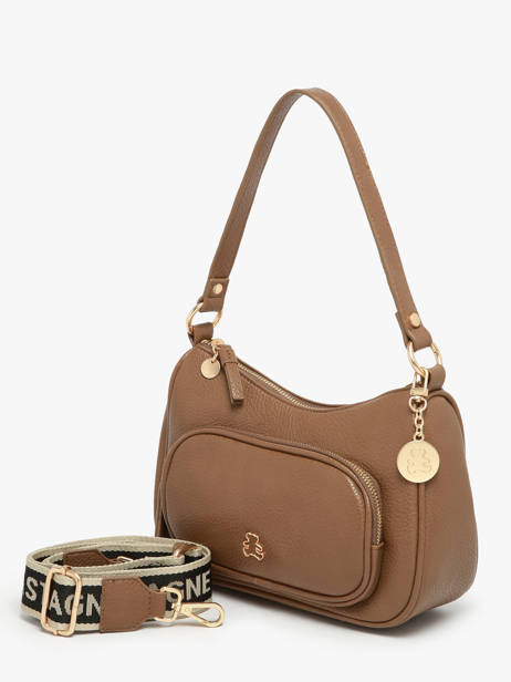 Sac Porté épaule Pocket Lulu castagnette Marron pocket ZAHYNA vue secondaire 2