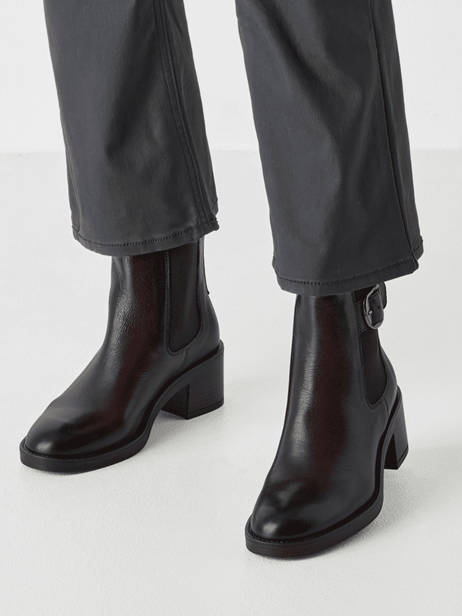 Bottines à Talon En Cuir Tamaris Marron women 45 vue secondaire 1