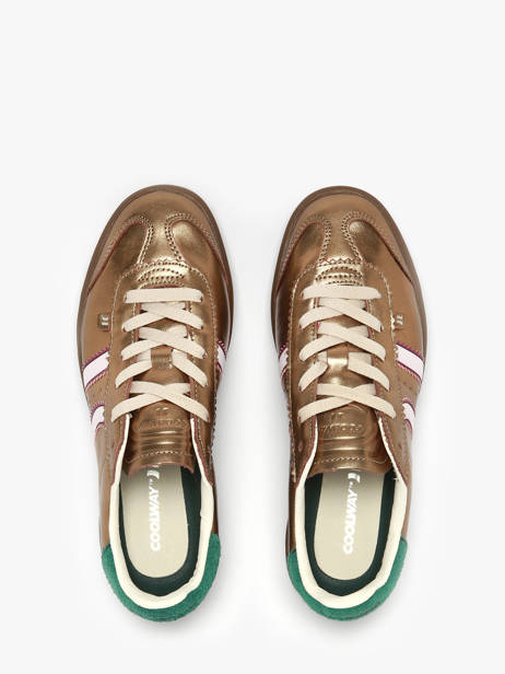 Sneakers En Cuir Coolway Or women 7693294 vue secondaire 4