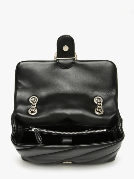 Sac Bandoulière Love Bag Puff Cuir Pinko Noir love bag puff A0F2 vue secondaire 3