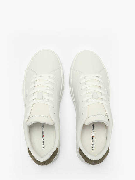 Sneakers En Cuir Tommy hilfiger Blanc men 53670K4 vue secondaire 3