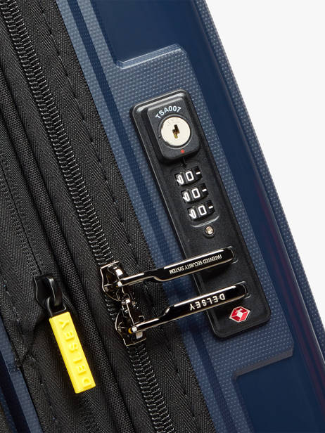 Valise Cabine Extensible Delsey Bleu lutece 3802803 vue secondaire 1