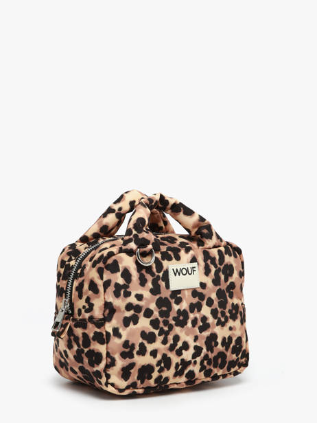 Trousse De Toilette Wouf Marron feline TT250020 vue secondaire 1