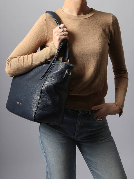 Sac Porté épaule Farrah Re Valentino Bleu farrah re VBS9DE01 vue secondaire 1