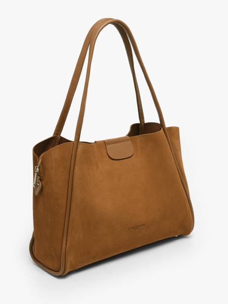 Sac Porté épaule Suede Ida Cuir Lancaster Marron suede ida 102 vue secondaire 2