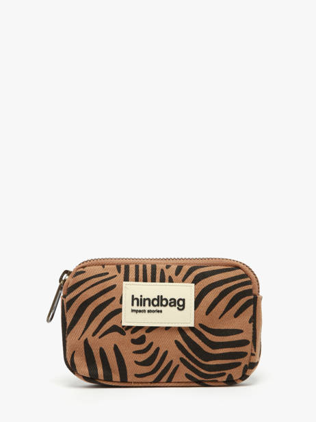 Porte-monnaie Tigre Hindbag Marron tigre TI