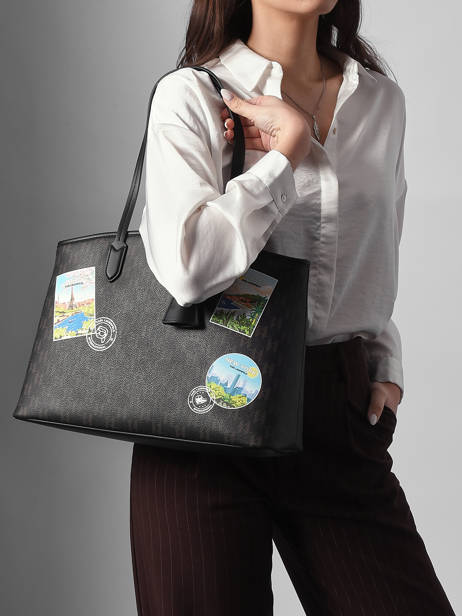 Sac Porté épaule K/ikon Mono Cuir Karl lagerfeld Marron k ikon B1W30020 vue secondaire 1