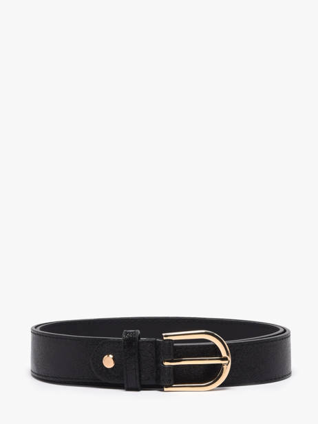 Ceinture Réglable Nine Cuir Milano Noir nine NI25067