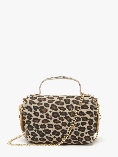 Sac Bandoulière Velvet Leopardo Cuir Milano Multicolore velvet leopardo VL24117 vue secondaire 4